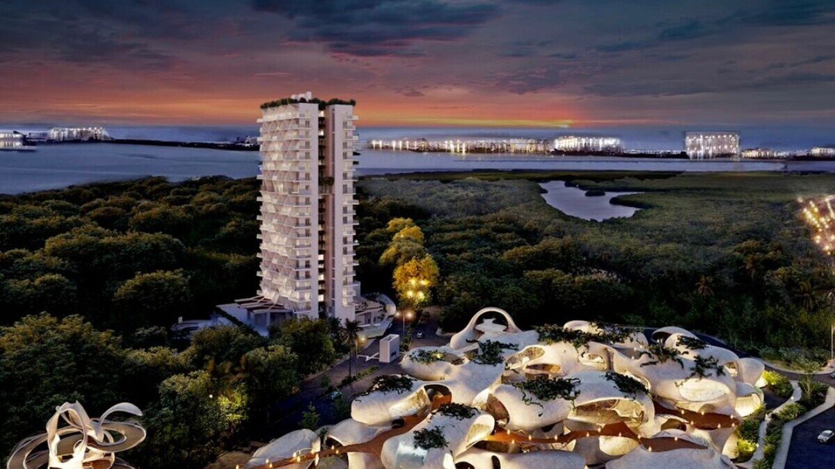 Proyección del proyecto finalizado Foto: Instagram Aldea Nizuc