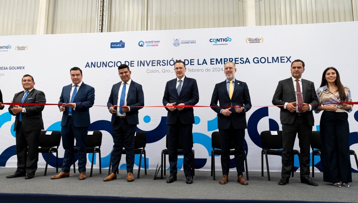 GOLMEX invierte 300 mdp en una nueva planta en Querétaro