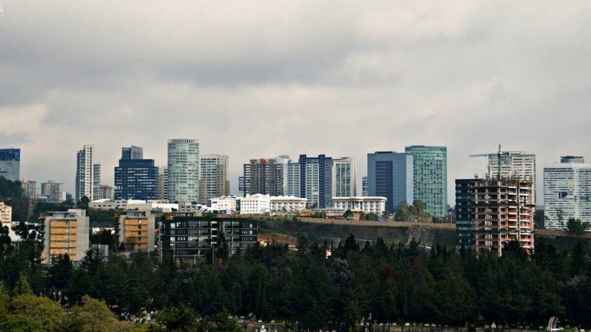 Corredor de Santa Fe en México Foto: Solili