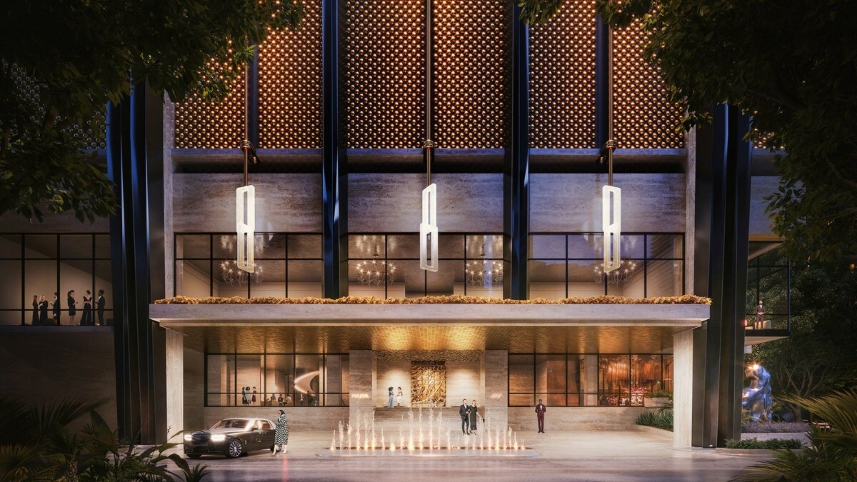 Proyección de la facha del edificio Foto: millionandup