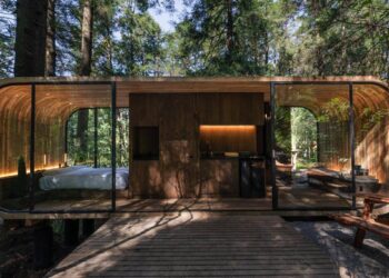 Esta exclusiva cabaña contemporánea, de diseño rectangular con elegantes esquinas redondeadas y amplios ventanales de vidrio, se integra armónicamente en un entorno elevado entre árboles maduros. Concebida para satisfacer las demandas del segmento premium en turismo sustentable y experiencias glamping de alto nivel, la propiedad ofrece interiores luminosos y funcionales que incluyen un dormitorio confortable y una cocineta totalmente equipada. En el exterior, una terraza privada con banco de madera sobre grava invita al descanso rodeado de naturaleza. Este activo representa una oportunidad excepcional para inversores o compradores que buscan distinguirse en el mercado inmobiliario sostenible sin renunciar al lujo ni al confort.