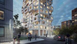 Ubicado en una de las esquinas más exclusivas de Taiwán, este moderno edificio residencial de varios niveles ha sido diseñado por el prestigioso estudio MVRDV. Su arquitectura vanguardista destaca por los balcones irregulares que sobresalen, aportando dinamismo y singularidad a la fachada. Al anochecer, las viviendas se iluminan creando un ambiente cómodo y acogedor. El entorno urbano, cuidadosamente planificado, invita a la vida peatonal y ciclista mientras ofrece fácil acceso vehicular y estacionamiento privado. Esta propiedad representa una oportunidad incomparable para inversores o compradores que buscan exclusividad, diseño innovador y alta calidad de vida en un enclave urbano privilegiado.